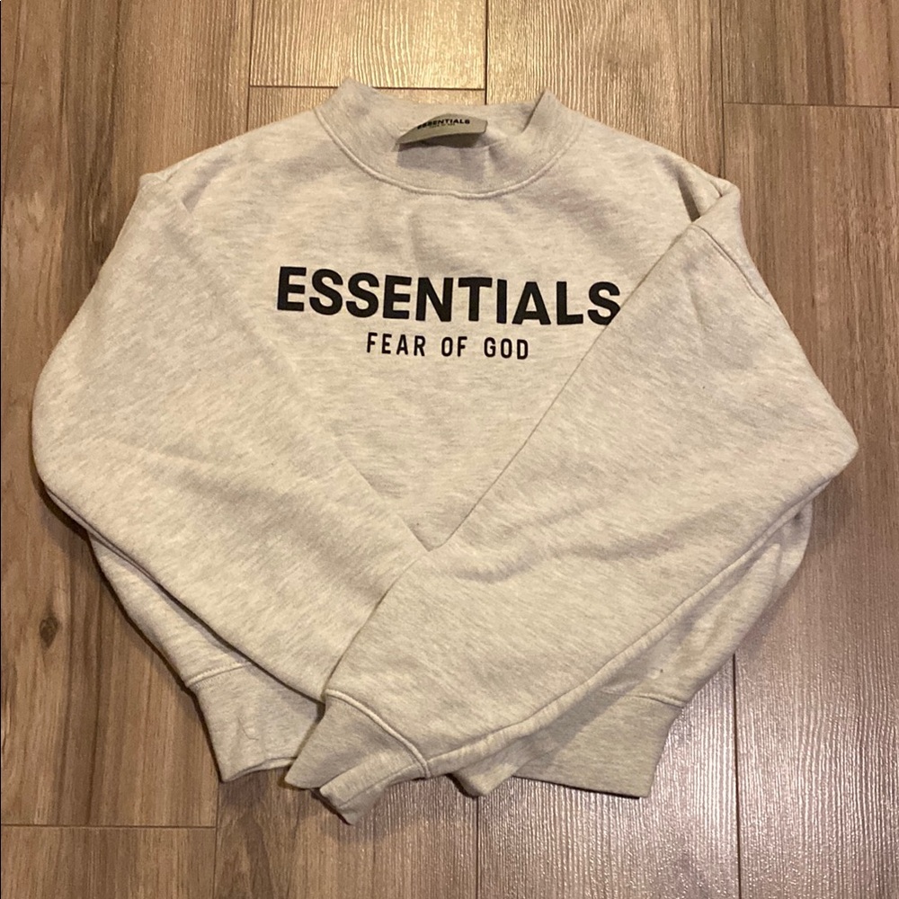 Fear of God oatmeal crewneck